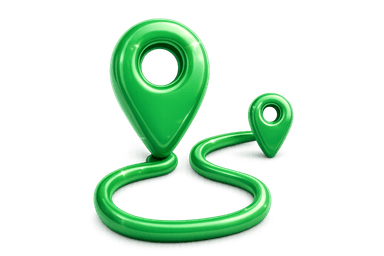 Map pin trail
